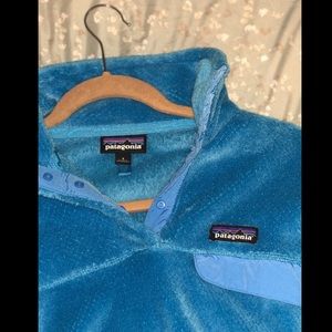 Like new S Blue Patagonia Re-tool fleece pullover